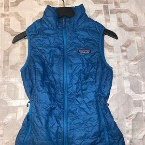 Patagonia Blue Puffer Vest